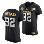 Men's Alabama Crimson Tide #92 Quinnen Williams 2021 Playoff Championship Black Golden NCAA College Football Jersey 2403CRWL1